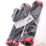 Maxbell 1 Pair Mountain Bike Handlebar Cover Grips Smooth Soft Rubber Handle Red