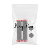 Maxbell 1 Pair Mountain Bike Handlebar Cover Grips Smooth Soft Rubber Handle Red