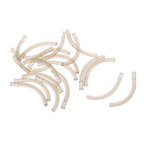 Maxbell 20pcs 40mm Hook Aligners Carp Fishing Line Aligner Hair Rigs Terminal Tool