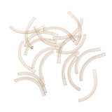 Maxbell 20pcs 40mm Hook Aligners Carp Fishing Line Aligner Hair Rigs Terminal Tool
