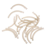 Maxbell 20pcs 40mm Hook Aligners Carp Fishing Line Aligner Hair Rigs Terminal Tool