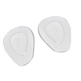 1Pair Gel Support Arch Pad Insole Foot Care Half Insoles High Heel Pad Clear