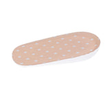 Gel Heel Pad Height Increase Shoes Insert Insoles Yellow White Dots