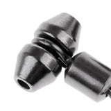 Maxbell 10pcs Fishing Swivels Cross-line Swivels Line Lures Connector Rig Rings M