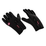 Men Women Winter Warm Gloves Motorcycle Touch Screen Gloves M Black