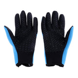 Men Women Winter Warm Gloves Motorcycle Touch Screen Gloves XL Light Blue