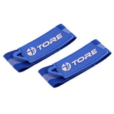 Maxbell 2Pcs Cycling Bike Bicycle Bind Elastic Trousers Pants Band Leg Strap Blue