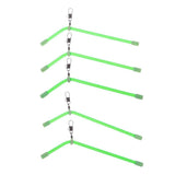 Maxbell 5Pcs Anti Pester Booms with Snap Swivel Luminous Fishing Rig Bent Booms M