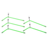 Maxbell 5Pcs Anti Pester Booms with Snap Swivel Luminous Fishing Rig Bent Booms M