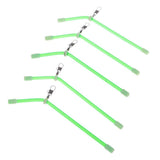 Maxbell 5Pcs Anti Pester Booms with Snap Swivel Luminous Fishing Rig Bent Booms M