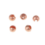 Maxbell 25pcs Fly Tying Slotted Tungsten Beads Heavy Deep Nymphs Head Beads 2.5mm