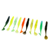 Maxbell 10 Pcs 9.5cm Classic Software Fishing Lure Bionics Creative Soft Bait 6g