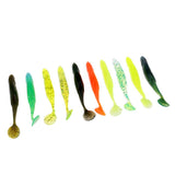 Maxbell 10 Pcs 9.5cm Classic Software Fishing Lure Bionics Creative Soft Bait 6g