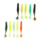 Maxbell 10 Pcs 9.5cm Classic Software Fishing Lure Bionics Creative Soft Bait 6g