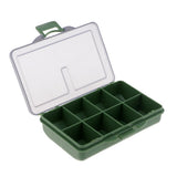 Maxbell Fishing Tackle Box for Hooks Swivels Beads Spinners Baits 8 Compartments