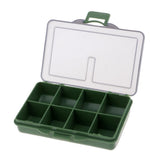 Maxbell Fishing Tackle Box for Hooks Swivels Beads Spinners Baits 8 Compartments