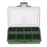 Maxbell Fishing Tackle Box for Hooks Swivels Beads Spinners Baits 8 Compartments