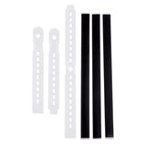 Maxbell 5 Pcs Fishing Line Board Winding Boards Fishing Rod Accessories  White