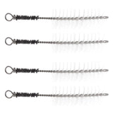 Maxbell Stainless Steel Bighead Hanging Carp Artificial Bait Hair Brush Fishing Hook Accessory
