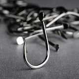 Max 40pcs Saltwater Fishing Hooks Crab Hooks Big Game High-carbon Steel Hooks