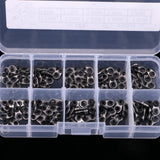 Max 100pcs Rod Repair Kit Mixed Size Fishing Rod Guides Line Ring Tips 1.1-2.0mm