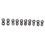 Max 100pcs Rod Repair Kit Mixed Size Fishing Rod Guides Line Ring Tips 2.1-3.0mm
