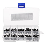 Max 100pcs Rod Repair Kit Mixed Size Fishing Rod Guides Line Ring Tips 2.1-3.0mm