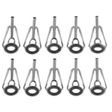 Max 10pcs Spinning Baitcasting Fishing Rod Top Tip Guide Eye Ring Diameter 1.8mm