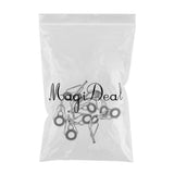 Max 10pcs Spinning Baitcasting Fishing Rod Top Tip Guide Eye Ring Diameter 2.0mm
