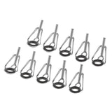 Max 10pcs Spinning Baitcasting Fishing Rod Top Tip Guide Eye Ring Diameter 2.0mm