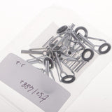 Max 10pcs Spinning Baitcasting Fishing Rod Top Tip Guide Eye Ring Diameter 2.2mm