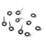 Max 10pcs Fishing Lure Rod Guide Ring Eye Line Ring Ceramic Ring Diameter 3.0mm