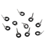 Max 10pcs Fishing Lure Rod Guide Ring Eye Line Ring Ceramic Ring Diameter 3.0mm
