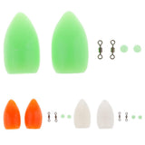 Max 2pcs Bombarda Floats - Carp Coarse Trout Bass Sea Lure Fishing Tackle Green