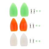 Max 2pcs Bombarda Floats - Carp Coarse Trout Bass Sea Lure Fishing Tackle Green
