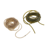 Max 2m Rubber Rig Tube Carp Fishing Rig Sleeves Hook Line Connector Camouflage