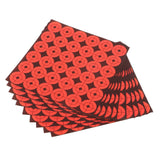 Max 360pcs Shooting Paper Target Florescent Orange Self adhesive Target Stickers