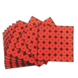 Max 360pcs Shooting Paper Target Florescent Orange Self adhesive Target Stickers