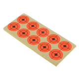 Max 250pcs Shooting Paper Target Florescent Orange Adhesive Target Stickers 1.6"