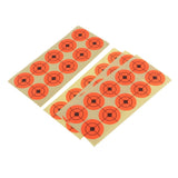 Max 250pcs Shooting Paper Target Florescent Orange Adhesive Target Stickers 1.6"