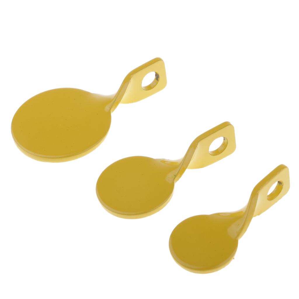 Max 3pcs Stainless Steel Spinner Target 2.5/3/4cm for Shooting Hunting Practice