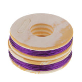 Max 2pcs Fishing Rod Guide Ring Wrapping Line Tying Thread Fix Line Purple