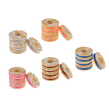 Max Fishing Rod Guide Ring Wrapping Line Tying Thread Silver Gray