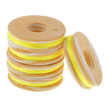 Max 5 Spool Fishing Rod Guide Ring Wrapping Line Tying Thread Fix Line Yellow