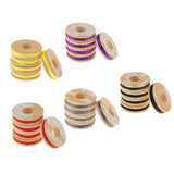 Max 5 Spool Fishing Rod Guide Ring Wrapping Line Tying Thread Fix Line Yellow