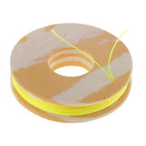 Max 5 Spool Fishing Rod Guide Ring Wrapping Line Tying Thread Fix Line Yellow