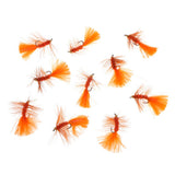 Maxbell 10pcs Bead Head Woolly Bugger Wet Flies Sinking Trout Fishing Flies - Orange
