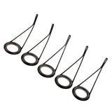 Max 20pcs Single Leg Fishing Rod Guides Line Ring DIY Pole Repair Kit 1.4cm