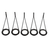 Max 20pcs Single Leg Fishing Rod Guides Line Ring DIY Pole Repair Kit 1.4cm