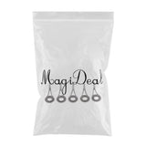 Max 5pcs Spinning Fishing Rod Guides Eye Ring Rod Repair Kit DIY Diameter 4.8mm